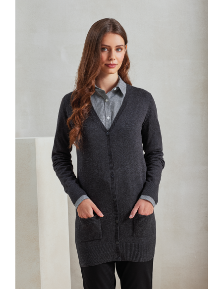 PRE-PR698-Cardigan long pour femme 2